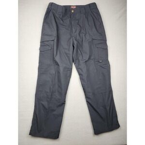 TRU-SPEC Pants Mens 36x32(31) Blue Cargo Ripstop Tactical Workwear Utility